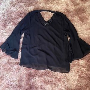 Navy blouse